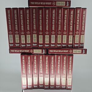 The Wild Wild West: Collector's Edition VHS Lot (25 Tapes) Columbia House